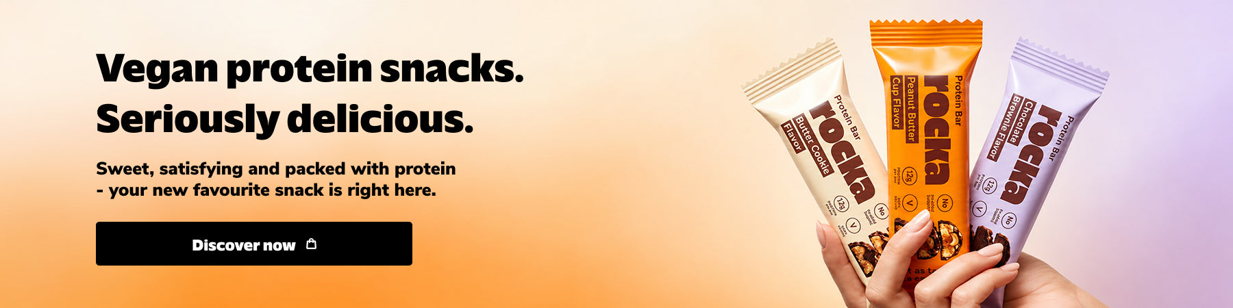 Vegan protein snacks. Seriously delicious. Sweet, satisfying and packed with protein – your new favourite snack is right here.
